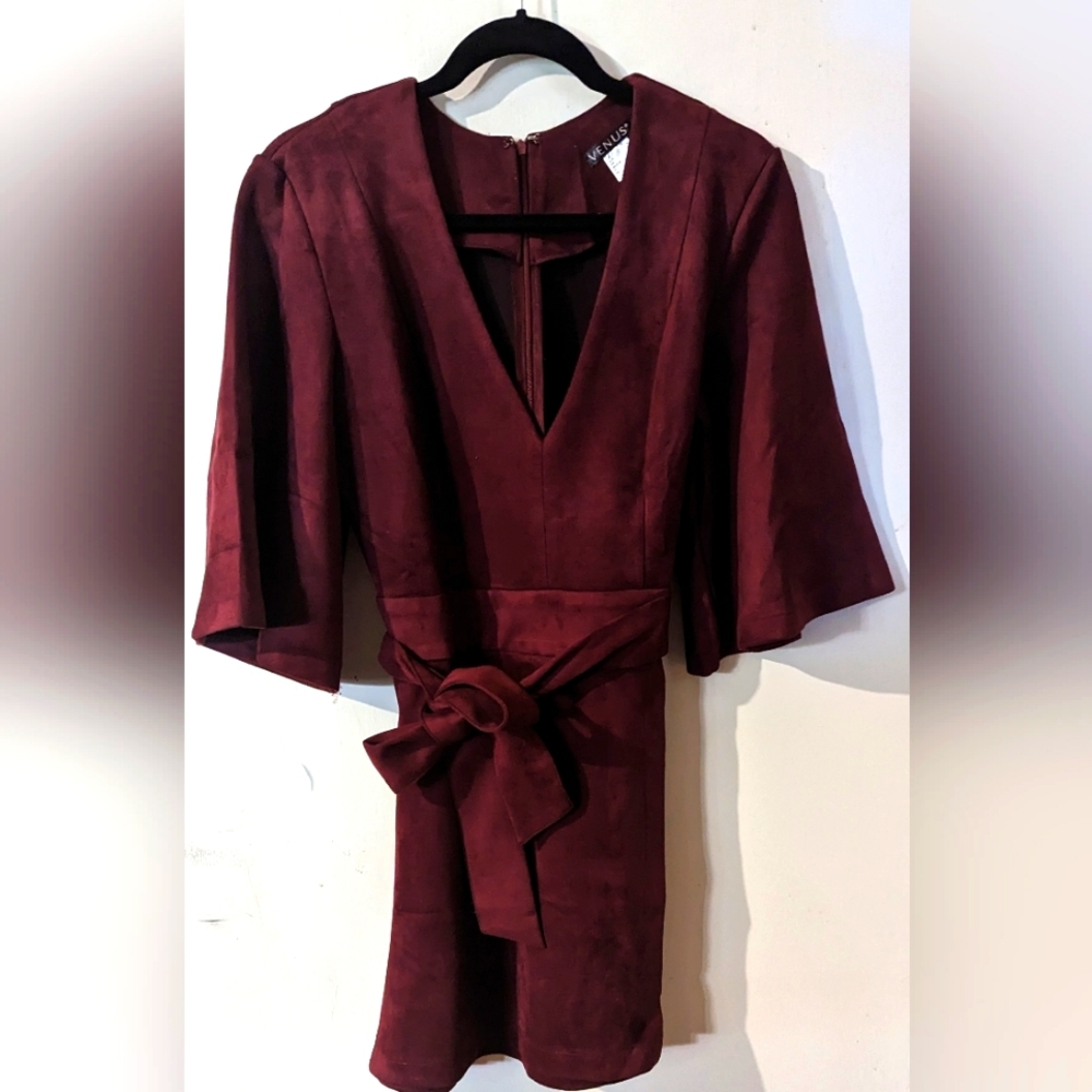 Venus Size 8 Plum Wrap dress